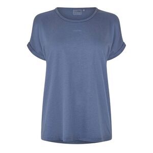USA Pro Womens/Ladies Logo Short-Sleeved T-Shirt / Storm